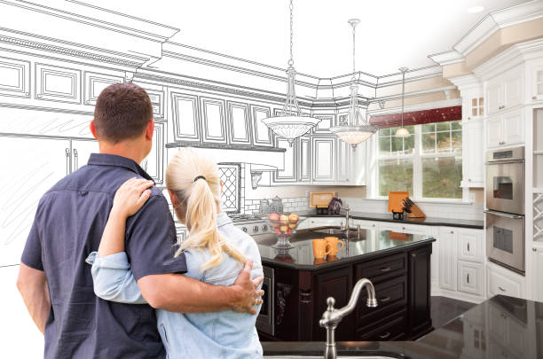 Load-bearing wall removal in Richmond by JMT Kitchen Cabinet